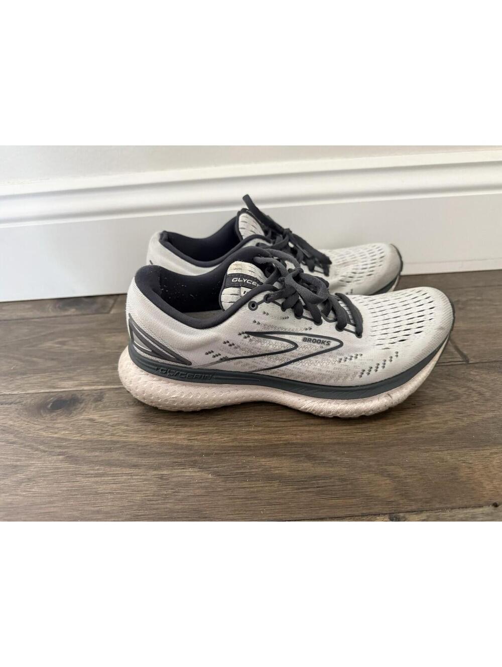 Brooks Glycerin 19 Women's Running Shoes 7.5 Grey White